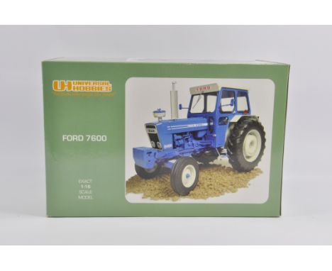 Universal Hobbies 1/16 Scale Ford 7600 Tractor. Mint in Excellent Box.