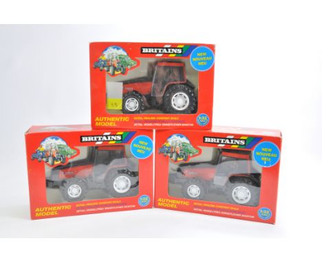 Britains Trio of Valmet 8750 Tractor Models. Mint in Excellent Boxes. (3)