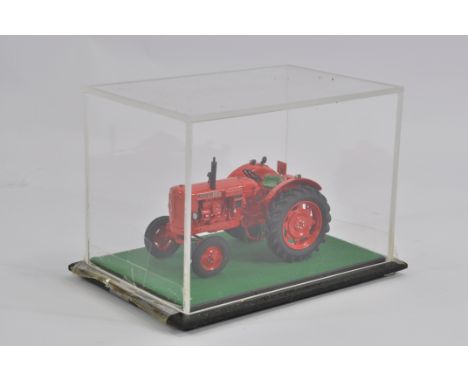 Scaledown 1/32 Scale Nuffield 10/60 Tractor in Display Case. Mint. 