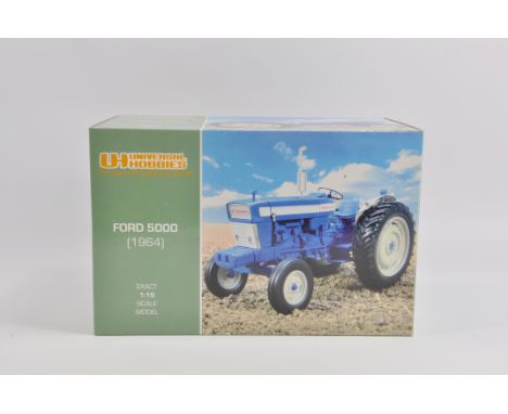 Universal Hobbies 1/16 Scale Ford 5000 Pre Force Version. Mint in Excellent Box.