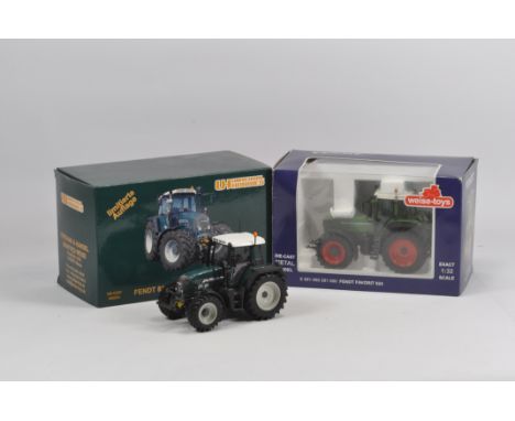 Universal Hobbies Limited Edition Fendt 818 plus Weise Toys Fendt 824. Both Near Mint in Boxes. (2)