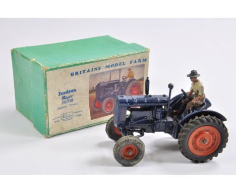 Britains 128F Fordson Major E27N Tractor. Very Good in Very Good Box.
