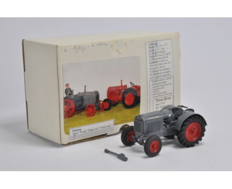Hand Built 1/32 Scale Tekno Bygg Model of a McCormick Deering Tractor. Exhaust loose. Otherwise Very Good with Box.
