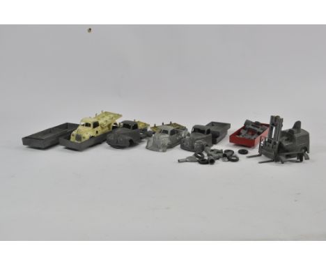 An interesting group of Chad Valley Weekin Diecast Parts and Components. Ex Factory. (qty)