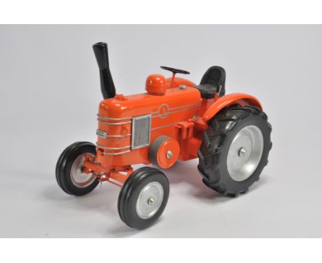 A Rare and Unusual Bespoke Large Scale (1/12) Model of the Field Marshall Tractor in Orange. Model has been constructed from 