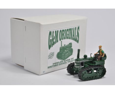 G&M Originals 1/32 Scale Field Marshall Fowler Mark VF Tracked tractor. Near Mint with Box.