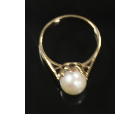 A 9CT C/P DRESS RING 2.7G