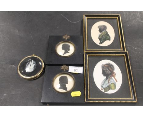 A COLLECTION OF PORTRAIT SILHOUETTES 