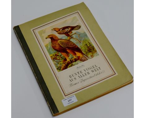 VINTAGE GERMAN PICTURE BOOK DEPICTING VARIOUS BIRDS OF THE WORLD     