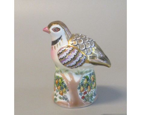 Royal Worcester 'Partridge in a Pear tree' candle snuffer limited edition no. 18/350, with box and COA.(B.P. 21% + VAT) 