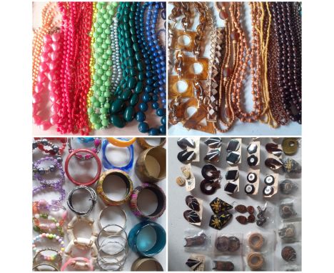 A quantity of 1970's and later costume jewellery and collectables, not all photographed, to include a large selection of bead