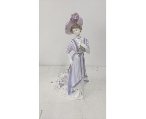 A Royal Worcester limited edition figure titled Lady Violet 242/9500Location: A4MIf there is no condition report shown, pleas
