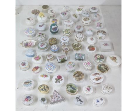 A selection of Limoges style porcelain trinkets, a Crown Staffordshire example and othersLocation:If there is no condition re