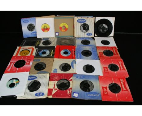 CHUCK BERRY/BILL HALEY/BOBBY DARIN - Collection of around 50 x original 7" singles. To include 1st pressings on labels such a