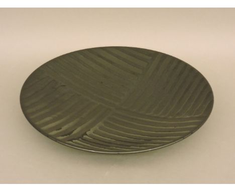 A Poole pottery 'Vogue' wall plate, 41cm diameter