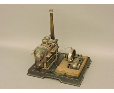 A Marklin & Co of Wurttemburg stationary steam engine