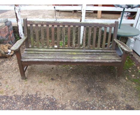 Large Wooden Garden Bench 76 inches wide