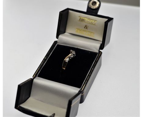 Two Brooks &amp; Bentley sterling silver 22ct gold plated rings wishbone designs 