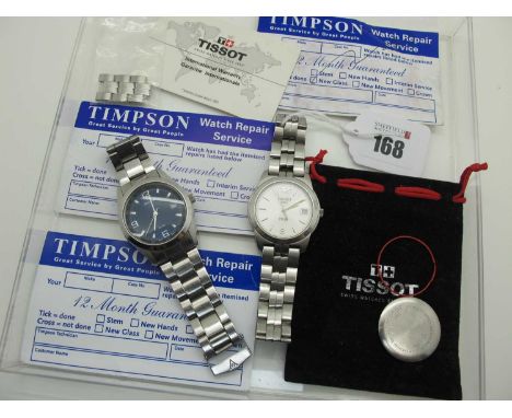 Tissot Modern Gent's Wristwatch, (back loose); together with an Accurist gent's watch. (2)