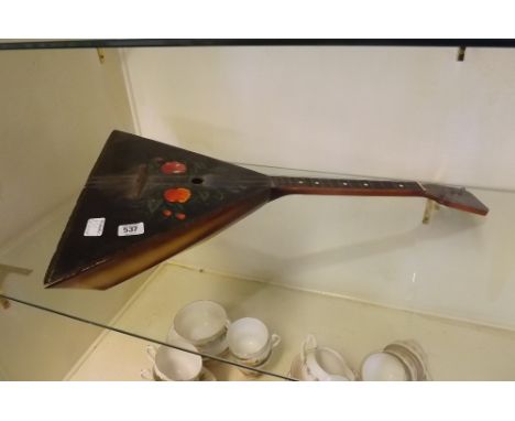BALALAIKA WITH HAND PAINTED DECORATION 