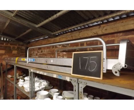 LARGE 7 STEP ZARGES ALUMINIUM SHOP STEP LADDER WITH RAILS