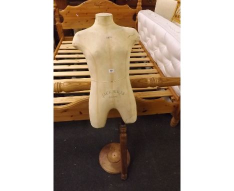 JACK WILLS MANNEQUIN ON WOODEN STAND