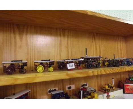 SHELF OF MODERN MINIATURE STEAM &amp; TRACKING ENGINES BY CORGI