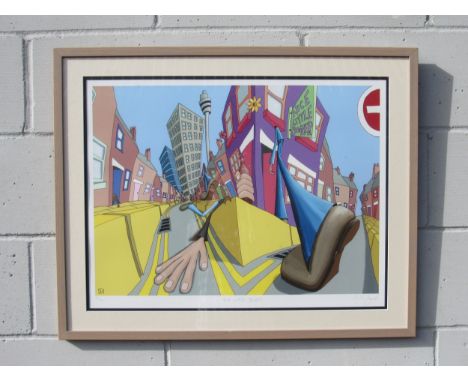 DYLAN IZAAK (b.1971) A limited edition print 'Nice Little Boozer' No.110/195 pencil signed image size 46cm x 63cm 