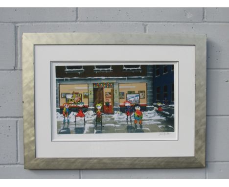 JOHN D. WILSON (b.1942) A limited edition print 'Dont You Just Love This Time of Year' No. 19/195 pencil signed Image size 32