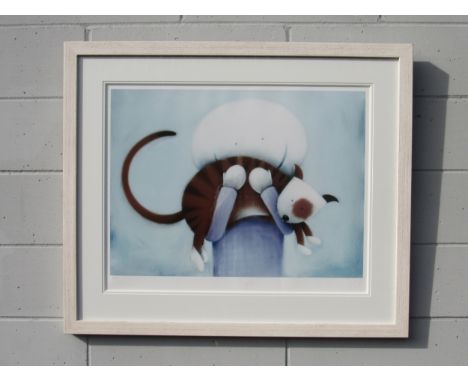 DOUG HYDE (b.1972) A Limited Edition Giclee print on paper, 'Tiger' No. 15\495 and pencil signed. Image size 56cm x 76cm 