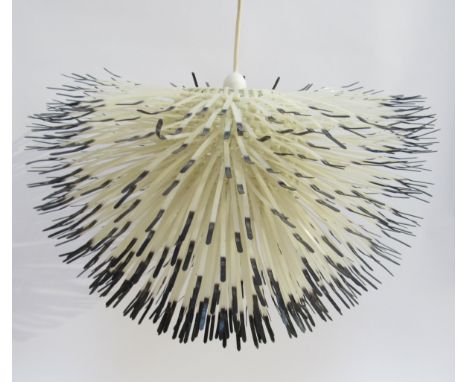 A vintage Claire Norcross for Habitat 'Eight Fifty' cable tie ceiling lamp 