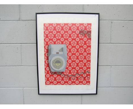 IAN WILLMOTT (XX/XXI) A framed limited edition art print 'Wrong number', signed titled and numbered 20/20. Image size 61cm x 