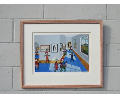 JOHN D. WILSON (b.1942) A limited edition print 'Once Upon A Time'.  No 179/295 pencil signed.  Image size 35cm x 51cm 