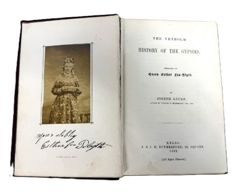 "The Yetholm History of the Gypsies", dedicated to Queen Esther Faa-Blyth by Joseph Lucas, published Kelso J & J H Rutherfurd