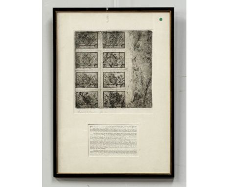 D Y CAMERON, etching, signed and dated 1928, with printed text, "This proof has been printed and signed by Sir D Y Cameron RA