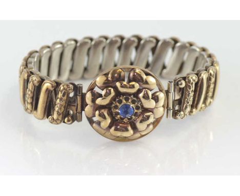 Vintage LSCO expandable bracelet 12ct gold filled sterling