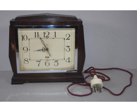 Vintage Smiths electric clock cm high approx.