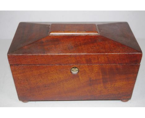 Georgian tea caddy 28cm x 15.5cm, 16cm high approx.