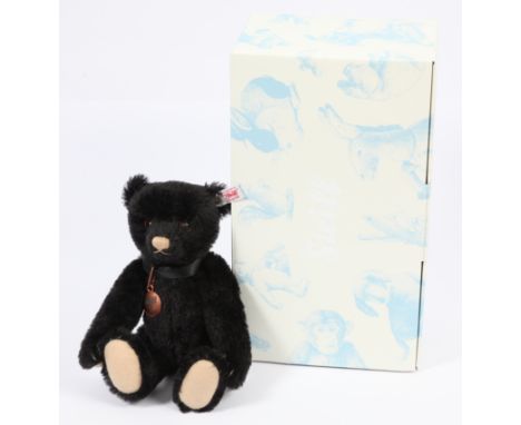 Steiff Bear 1912 Titanic teddy bear (5 years Steiff Club Membership loyalty bear), white tag 421181, LE 3000, black mohair, w