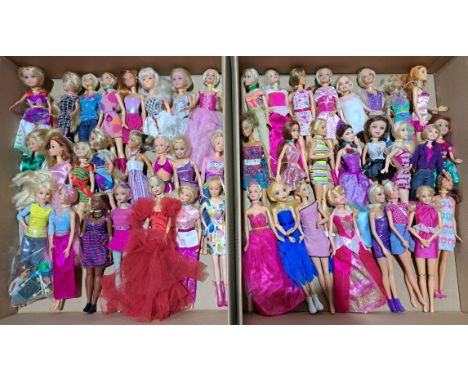 Fashion doll group x forty-seven including: Mattel Barbie, plus others; unchecked for completeness or correctness; some would