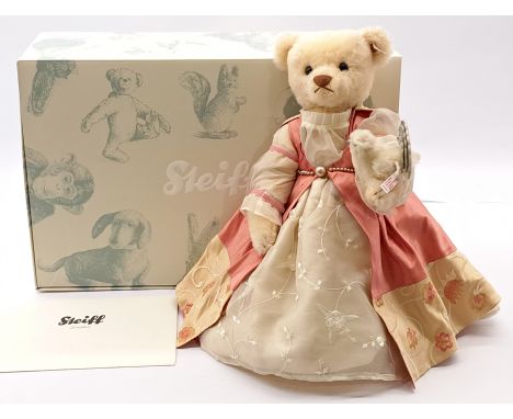 Steiff Cinderella teddy bear, white tag 036804, LE 297/500, alpaca, modelled on the character Cinderella, Near Mint to Mint, 