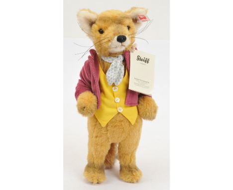 Steiff Fantastic Mr Fox, the fourth release in the Roald Dahl series, white tag 690136, LE 1916, a UK, Ireland and North Amer