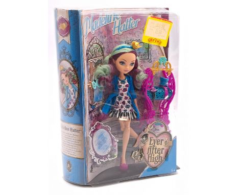 Mattel Ever After High Madeline Hatter, True Hearts Day Dance Doll, Within Good Plus Sealed Packaging (Price Sticker On The F