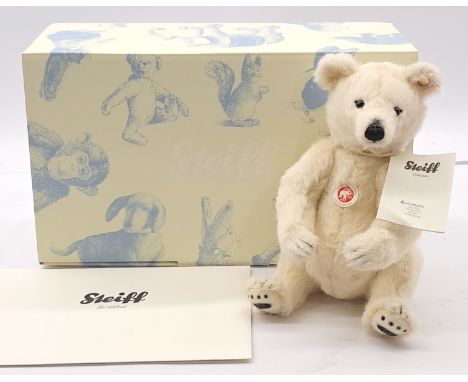 Steiff Polar Bear, White Tag 034817, Alpaca, LE of 1500, With Swing Labels, Certificate &amp; Chest Tag, Excellent To Excelle