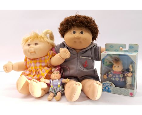 Mattel Cabbage Patch Kids Group Including: Cabbage Patch kids Baby Didi Tricia (Sealed) #69149, Vintage Cabbage Patch Kids Bo