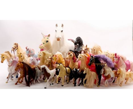Fashion doll horses including: Mattel, Zapf Creations; plus others; unchecked for completeness or correctness; would benefit 