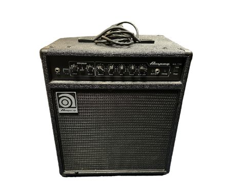Ampeg BA - 110 40 Watt Amplifier. With dials, carry handle, in good cosmetic condition. With power supply. BUYER TO COLLECT O