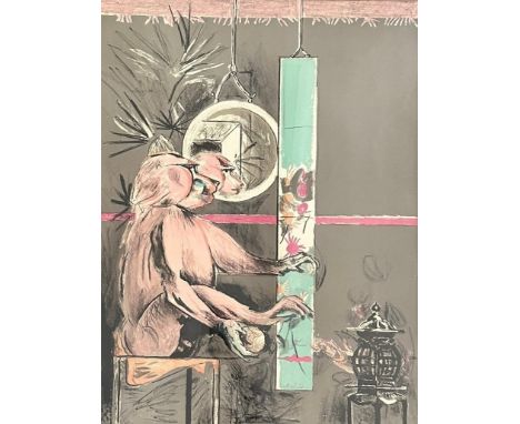 Graham Sutherland (British, 1903-1980), ‘Cynocephalus’, 1968, limited lithograph print, 44/70. Signed Sutherland, framed and 