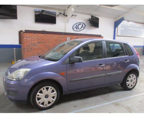 Make &amp; Model: Ford Fiesta Style ClimateDate of Reg: LX57 VXPColour: Purplecc: 1388MoT: 26-10-2021Fuel Type: PETROLMileage