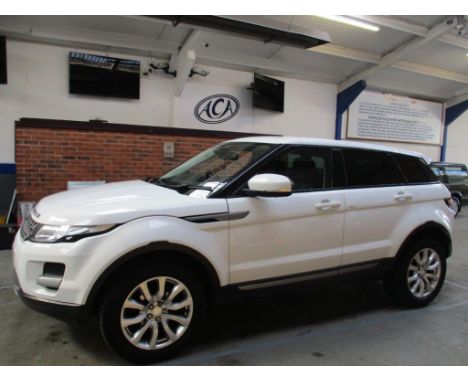 Make &amp; Model: Range Rover Evoque Pure TDate of Reg: BX12 EFKColour: Whitecc: 2179MoT: 28-09-2021Fuel Type: DIESELMileage: